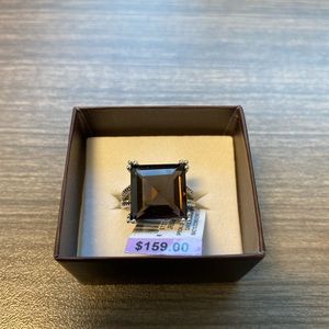 Beautiful Smoky Quartz Statement Ring